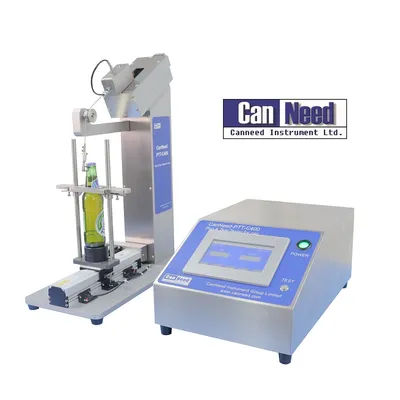 Testador pop & tear CanNeed-PTT-C400 para tampas de garrafa com anel de abertura
