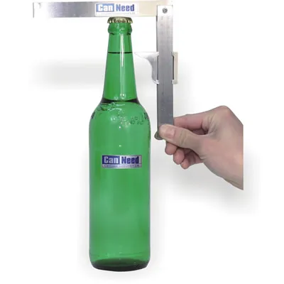 Medidor de altura de enchimento de escala dupla para linhas de produção de bebidas