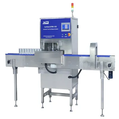 Sistema Automático de Medição Front End AFMS-1100 para inspeção de latas