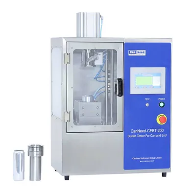 Display digital e garra de fixação do testador de flambagem CEBT-200