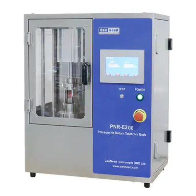 Testador de Pressão No Return CanNeed PNR-E200 para ensaio de tampas de latas