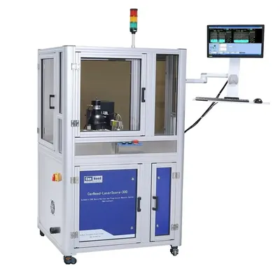 Sistema Automático de Medição de Residual de Score e Progressão em Tampas EOE LaserScore-300