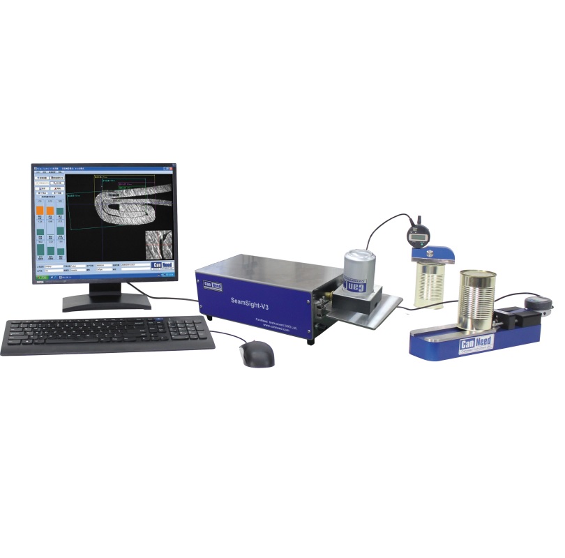 Monitor de recravação automático CanNeed Seam Sight para linhas de latas de bebidas