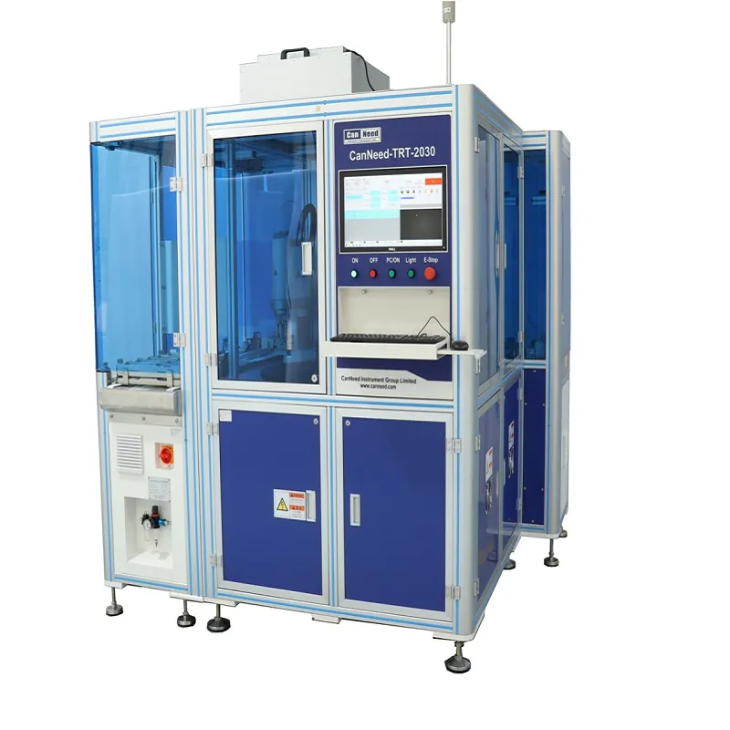 Equipamento totalmente automatizado de dupla estação para teste de transmitância IR