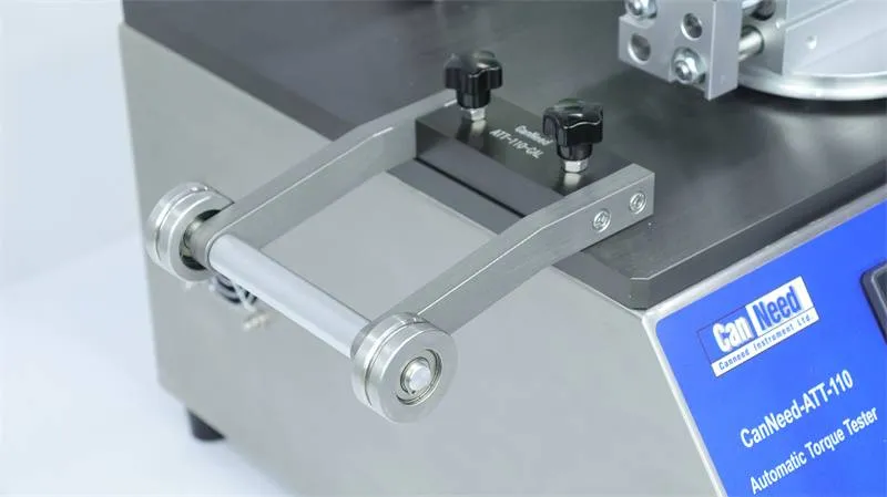 Vista lateral do testador de torque de bancada CanNeed-ATT-110