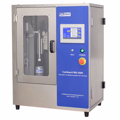 CanNeed-FMS-2000 sistema automático de medição front end para latas de 2 peças