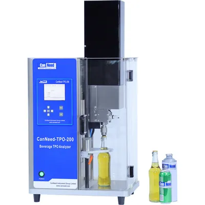 Analisador de oxigênio total na embalagem para bebidas CanNeed com sensor óptico por fluorescência