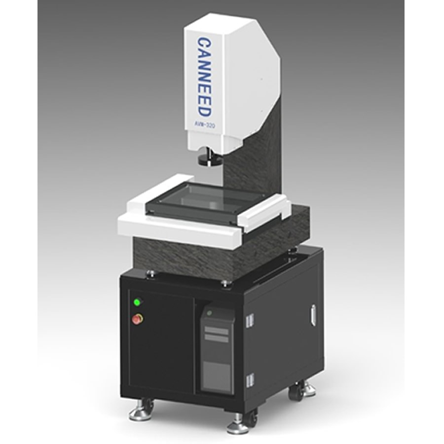 Máquina de medição por visão totalmente automática com interface de detecção de bordas por IA