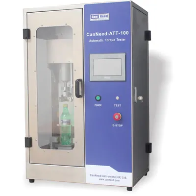 Testador de torque automático CanNeed ATT-100 em ambiente de laboratório