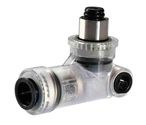Coaxial keg connector