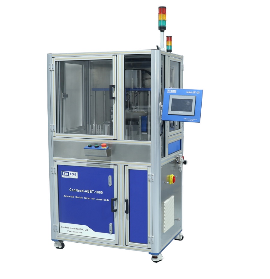 Testador Automático de Flambagem AEBT-1000 medindo a resistência à pressão de tampas