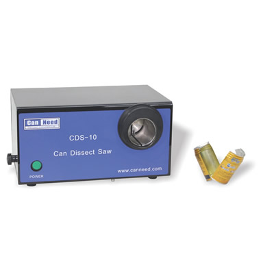 Serra de segurança CanNeed-CDS-10 para corte axial de latas e inspeção de corrosão
