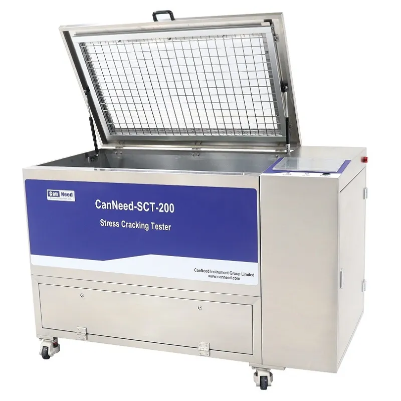 Testador de stress cracking CanNeed SCT-200 de 26 estações para garrafas PET