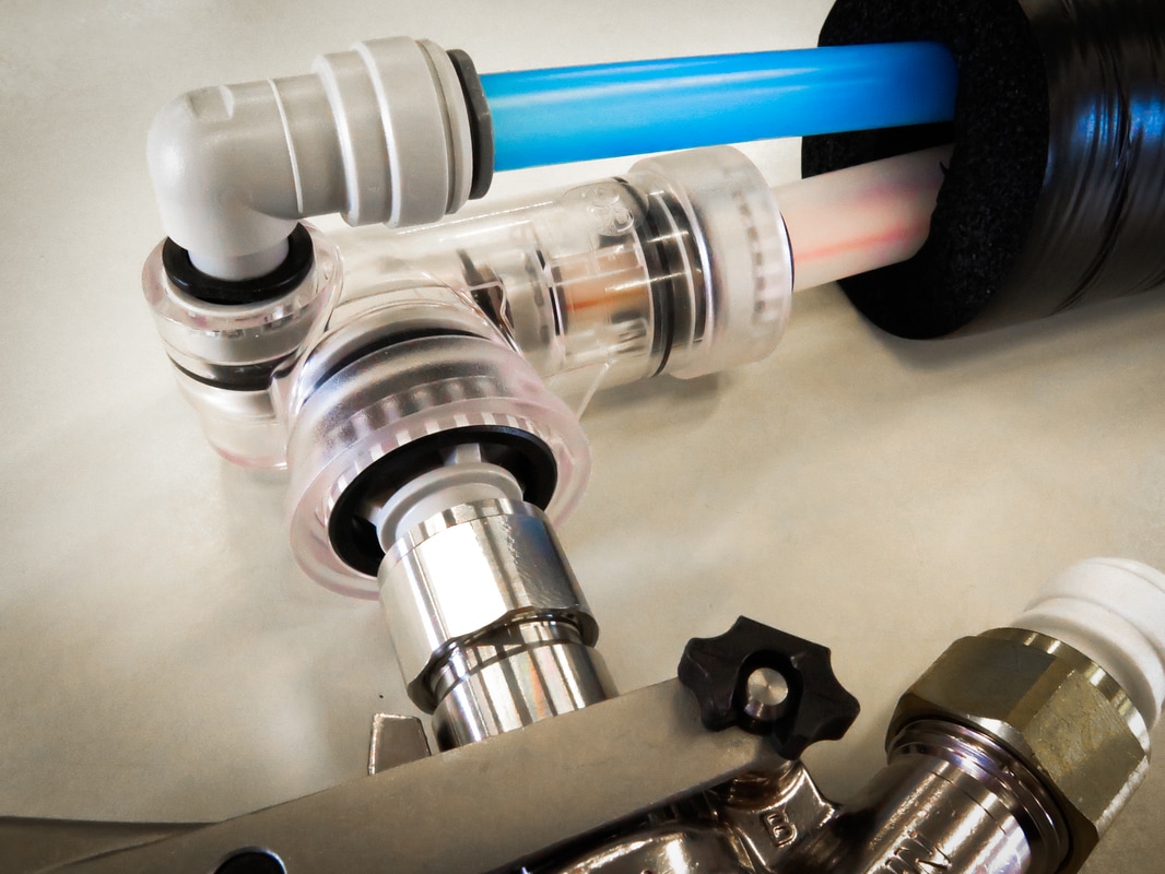 SISTEMA Exclusivo Tube-In-Tube, para uso com engates John Guest