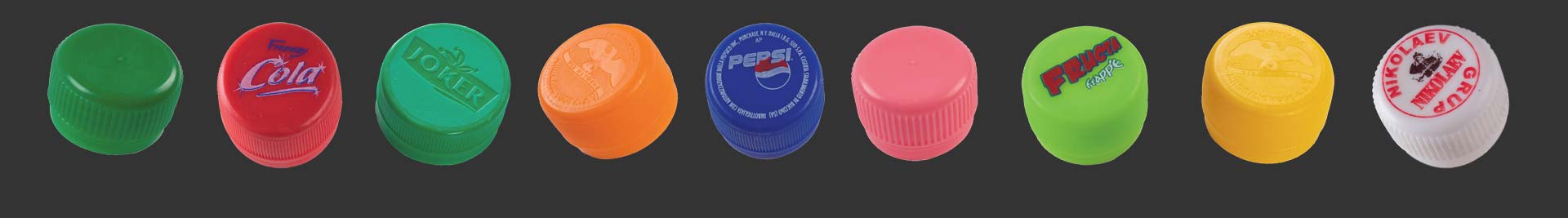 Tampas plásticas PARA óleo comestível e PARA vinagre