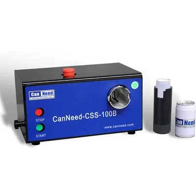 Serra de recravação antirruído CanNeed CSS-100B para latas de 2 e 3 peças com 65 mm de diâmetro