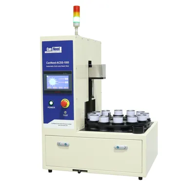 Serra de Recravação Automática Antirruído CanNeed-ACSS-1000 para ensaios de latas em laboratório