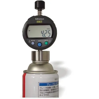 Medidor de Altura de Enrolamento para Aerossol CanNeed ACH-200d, vista lateral