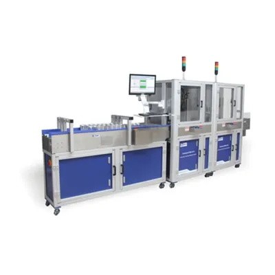 Sistema automático de medição de latas AFMS-2000 e ABMS-2000 para controle de qualidade inline