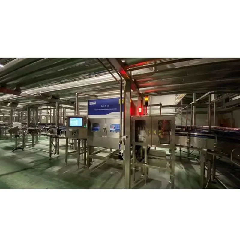 Sistema de amostragem automática de latas Seam-X®-On-Line para controle de qualidade da recravação