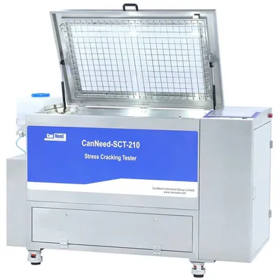 Testador de fissuração sob tensão CanNeed SCT-210 de 26 estações para garrafas PET