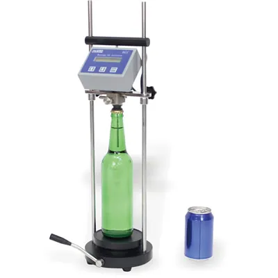 Calculadora digital de CO₂ para bebidas CanNeed-BCC-7001 medindo 2.50‑9.99 g/l em garrafas de vidro, latas e garrafas PET