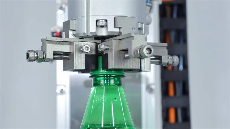 Detalhe do mostrador do Medidor de Altura de Enrolamento para Aerossol com resolução de 0.01 mm